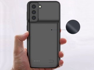 Etui obudowa z PowerBank 4800mAh do Samsung Galaxy S21 Black