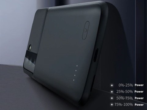 Etui obudowa z PowerBank 4800mAh do Samsung Galaxy S21 Black
