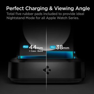Ładowarka Wireless Spigen PF2002 PowerArc do Apple Watch Black