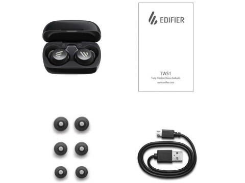 Słuchawki TWS Edifier TWS1 (czarne)