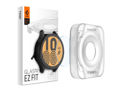 2x Szkło hartowane Spigen Glas.Tr Ez Fit do Samsung Galaxy Watch 4 44mm