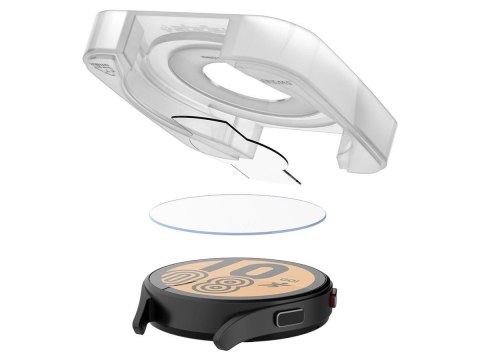 2x Szkło hartowane Spigen Glas.Tr Ez Fit do Samsung Galaxy Watch 4 44mm