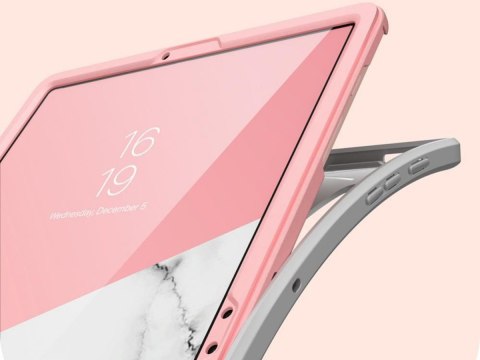 Etui Supcase Cosmo Full-body do Galaxy Tab S7 FE 12.4 T730/T736B Marble Pink
