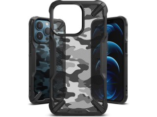 Etui obudowa Ringke Fusion X do Apple iPhone 13 Pro Max Camo Moro Black