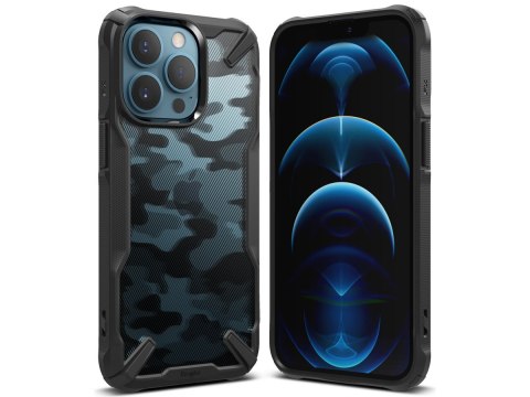 Etui obudowa Ringke Fusion X do Apple iPhone 13 Pro Max Camo Moro Black