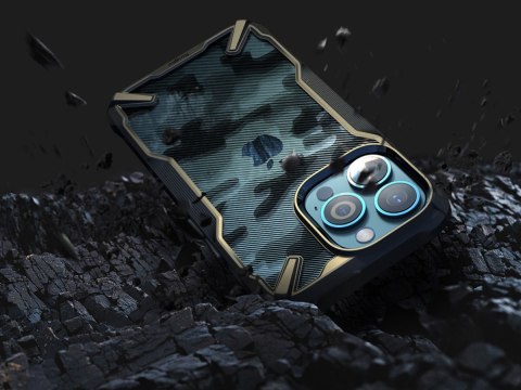 Etui obudowa Ringke Fusion X do Apple iPhone 13 Pro Max Camo Moro Black