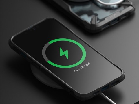 Etui obudowa Ringke Fusion X do Apple iPhone 13 Pro Max Camo Moro Black