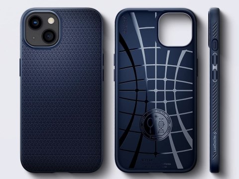 Etui obudowa Spigen Liquid Air do Apple iPhone 13 Navy Blue