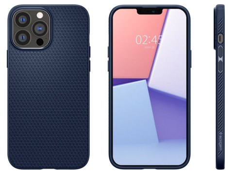 Etui obudowa Spigen Liquid Air do Apple iPhone 13 Pro Navy Blue