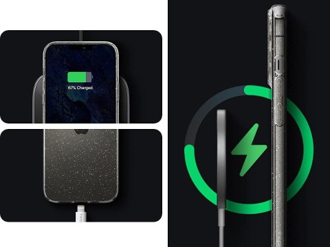 Etui obudowa Spigen Liquid Crystal do Apple iPhone 13 Pro Glitter Crystal