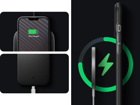 Etui obudowa case Spigen Thin Fit do Apple iPhone 13 Pro Black
