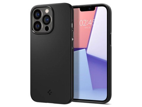 Etui obudowa case Spigen Thin Fit do Apple iPhone 13 Pro Max Black