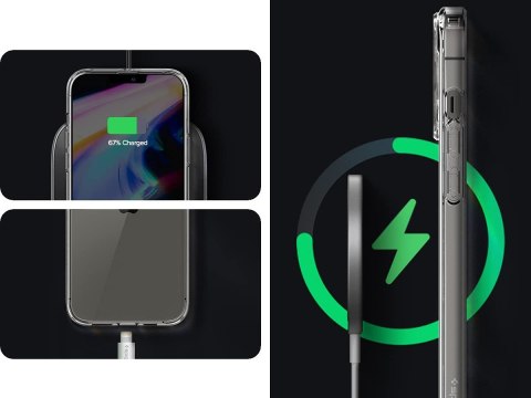 Etui obudowa case Spigen Ultra Hybrid do Apple iPhone 13 Pro Max Crystal Clear