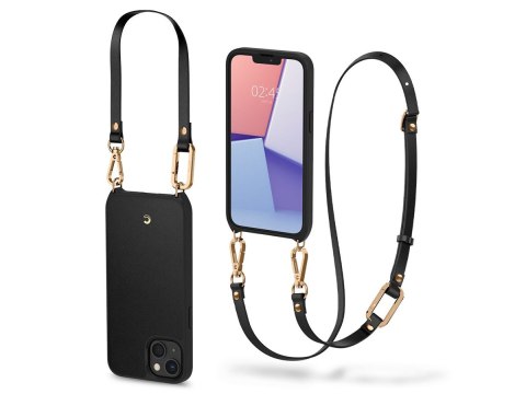 Etui obudowa z paskiem Spigen Cyrill Classic Charm do Apple iPhone 13 Black