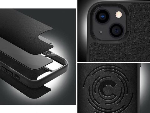Etui obudowa z paskiem Spigen Cyrill Classic Charm do Apple iPhone 13 Black
