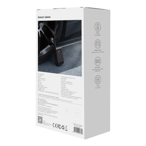 Mini kompresor samochodowy Baseus Dynamic Eye Inflator Pump