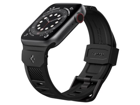 Pasek Spigen Rugged Band do Apple Watch 2/3/4/5/6/7/SE 38/40/41mm Matte Black
