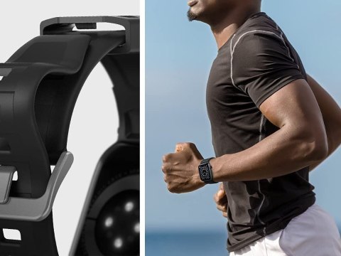 Pasek Spigen Rugged Band do Apple Watch 2/3/4/5/6/7/SE 38/40/41mm Matte Black