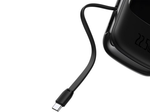Powerbank Baseus Qpow z kablem USB-C 20000mAh 22.5W USB USB-C IP Czarny