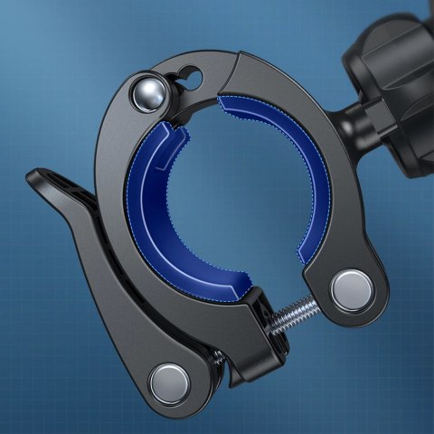 Uchwyt rowerowy na kierownicę Baseus Quick do telefonu smartfona na skuter motor czarny