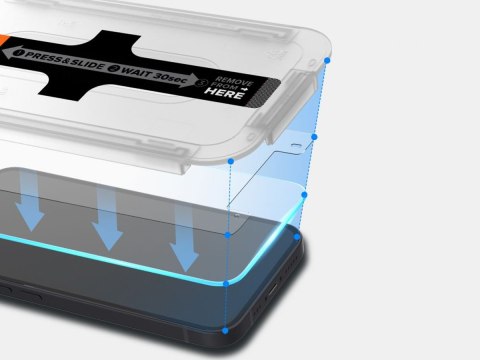 2x Szkło hartowane Spigen Glas.tR EZ Fit do Apple iPhone 13/ 13 Pro/ 14/ 16e