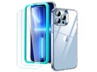 Etui ESR Classic Hybrid + 2x Szkło Hartowane ESR Screen Shield do iPhone 13 Pro