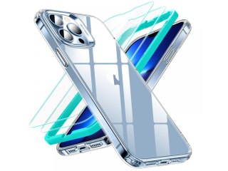 Etui ESR Classic Hybrid + 2x Szkło Hartowane ESR Screen Shield do iPhone 13 Pro
