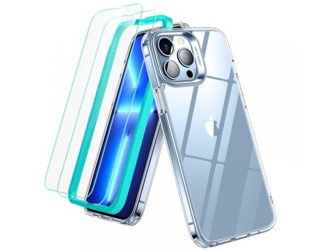 Etui ESR Classic Hybrid + 2x Szkło Hartowane ESR Screen Shield do iPhone 13 Pro