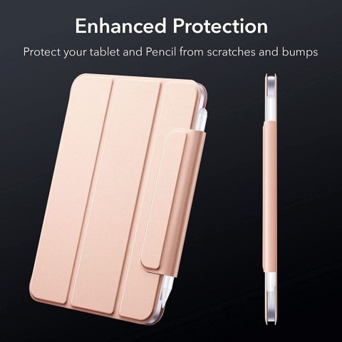 Etui ESR Rebound Magnetic do Apple iPad Mini 6 2021 Rose Gold