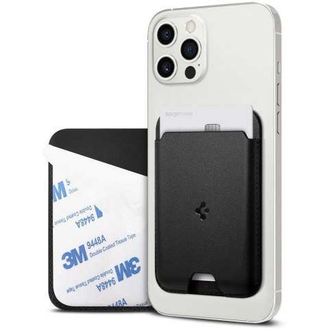 Etui Spigen Valentinus Card Holder na karty dokumenty Czarny