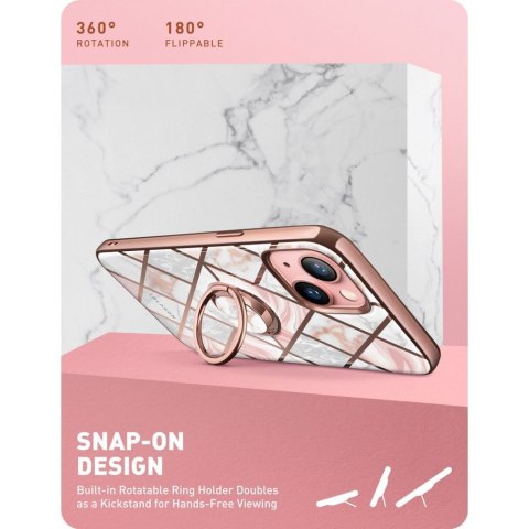 Etui Supcase Cosmo Snap do Apple iPhone 13 Marble Pink