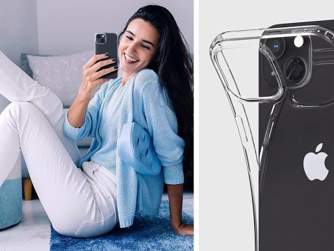 Etui obudowa Spigen Liquid Crystal do Apple iPhone 13 Crystal Clear