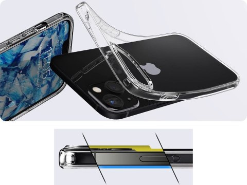 Etui obudowa Spigen Liquid Crystal do Apple iPhone 13 Crystal Clear