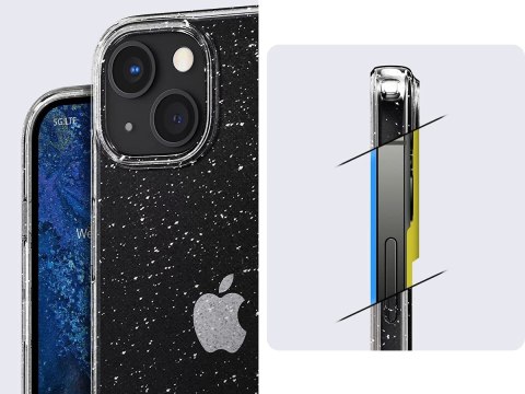 Etui obudowa Spigen Liquid Crystal do Apple iPhone 13 Glitter Crystal