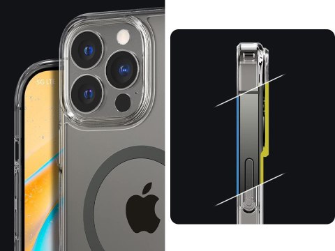 Etui obudowa Spigen Ultra Hybrid Mag do Apple iPhone 13 Pro Max Graphite