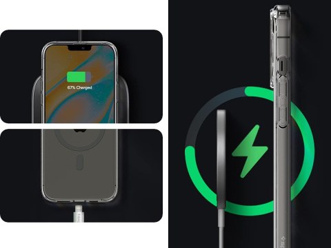 Etui obudowa Spigen Ultra Hybrid Mag do Apple iPhone 13 Pro Max Graphite