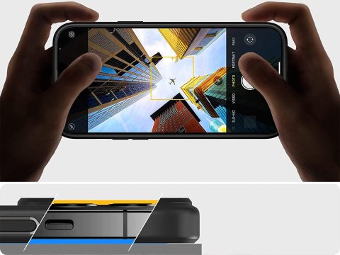 Etui obudowa case Spigen Ultra Hybrid do Apple iPhone 13 Pro Matte Frost Black