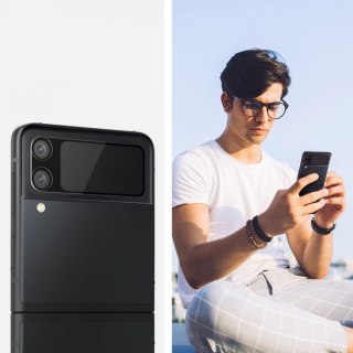 Szkło Spigen Optik.TR Camera Lens + Hinge Film do Galaxy Z Flip 3 5G Black