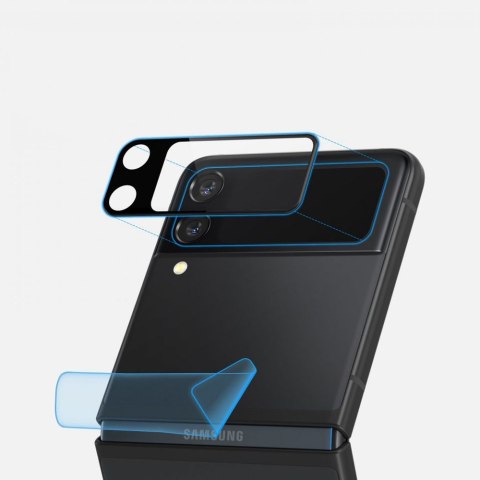 Szkło Spigen Optik.TR Camera Lens + Hinge Film do Galaxy Z Flip 3 5G Black