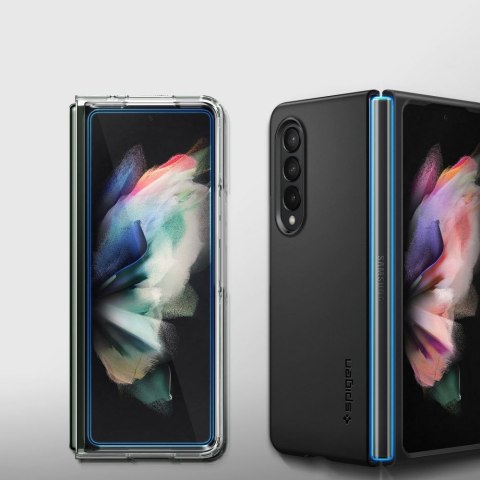 2-Pak Szkło hartowane Spigen Glass FC + Folia Hinge do Samsung Galaxy Z Fold 3