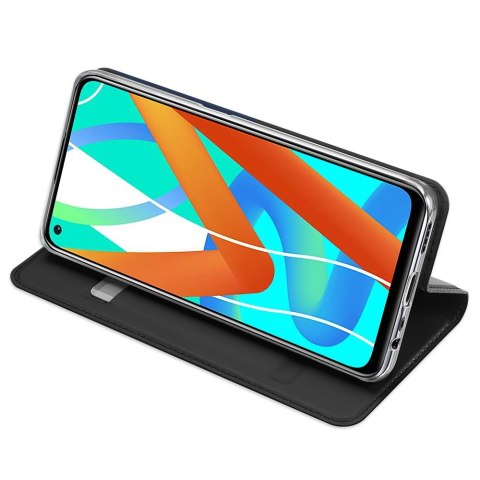Etui ochronne z klapką Dux Ducis Skin Pro skórzane do Realme 8 5G / V13 5G Czarne