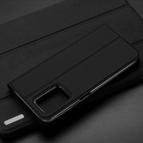 Etui ochronne z klapką Dux Ducis Skin Pro skórzane do Realme 8 5G / V13 5G Czarne