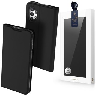 Etui ochronne z klapką Dux Ducis Skin Pro skórzane do Samsung Galaxy A32 4G Czarne