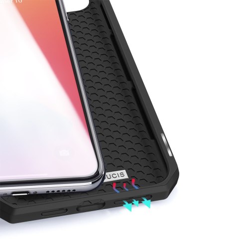Etui ochronne z klapką Dux Ducis Skin X skórzane do Apple iPhone 12 Pro Max Czarne
