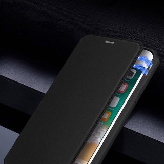 Etui ochronne z klapką Dux Ducis Skin X skórzane do Apple iPhone 7/8/SE 2020 Czarne