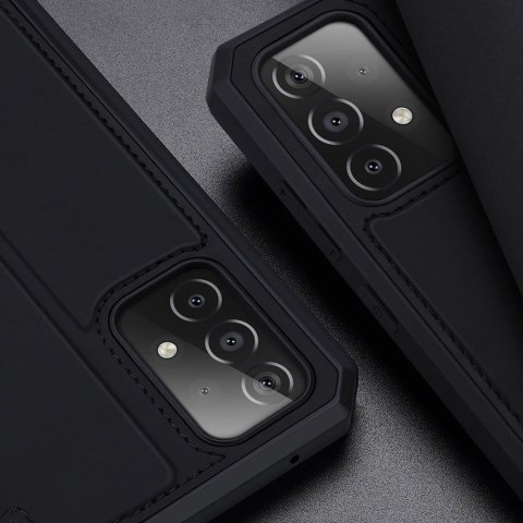 Etui ochronne z klapką Dux Ducis Skin X skórzane do Galaxy A52/ A52s 4G/5G Czarne