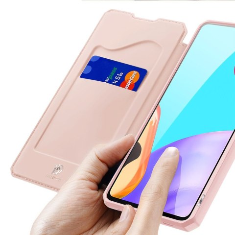 Etui ochronne z klapką Dux Ducis Skin X skórzane do Galaxy A52/ A52s 4G/5G Różowe