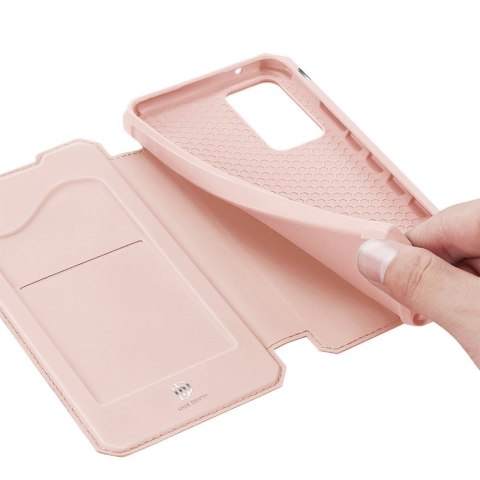 Etui ochronne z klapką Dux Ducis Skin X skórzane do Galaxy A52/ A52s 4G/5G Różowe