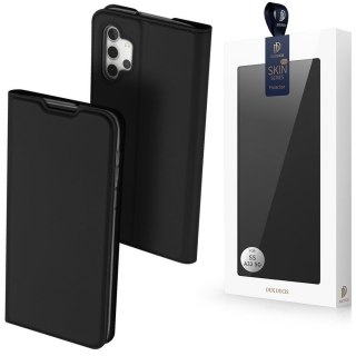 Etui ochronne z klapką Dux Ducis skórzane do Samsung Galaxy A32 5G Czarne