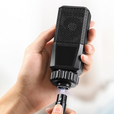 Kabel audio AV182 UGREEN XLR żeński do jack 3.5 męski 2m czarny